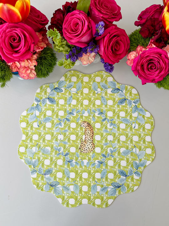 Wipeable Reversible Placemat - Jungle Lux