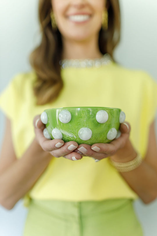 Paris Resin Candy Bowl - Lime