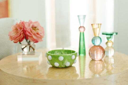 Paris Resin Candy Bowl - Lime