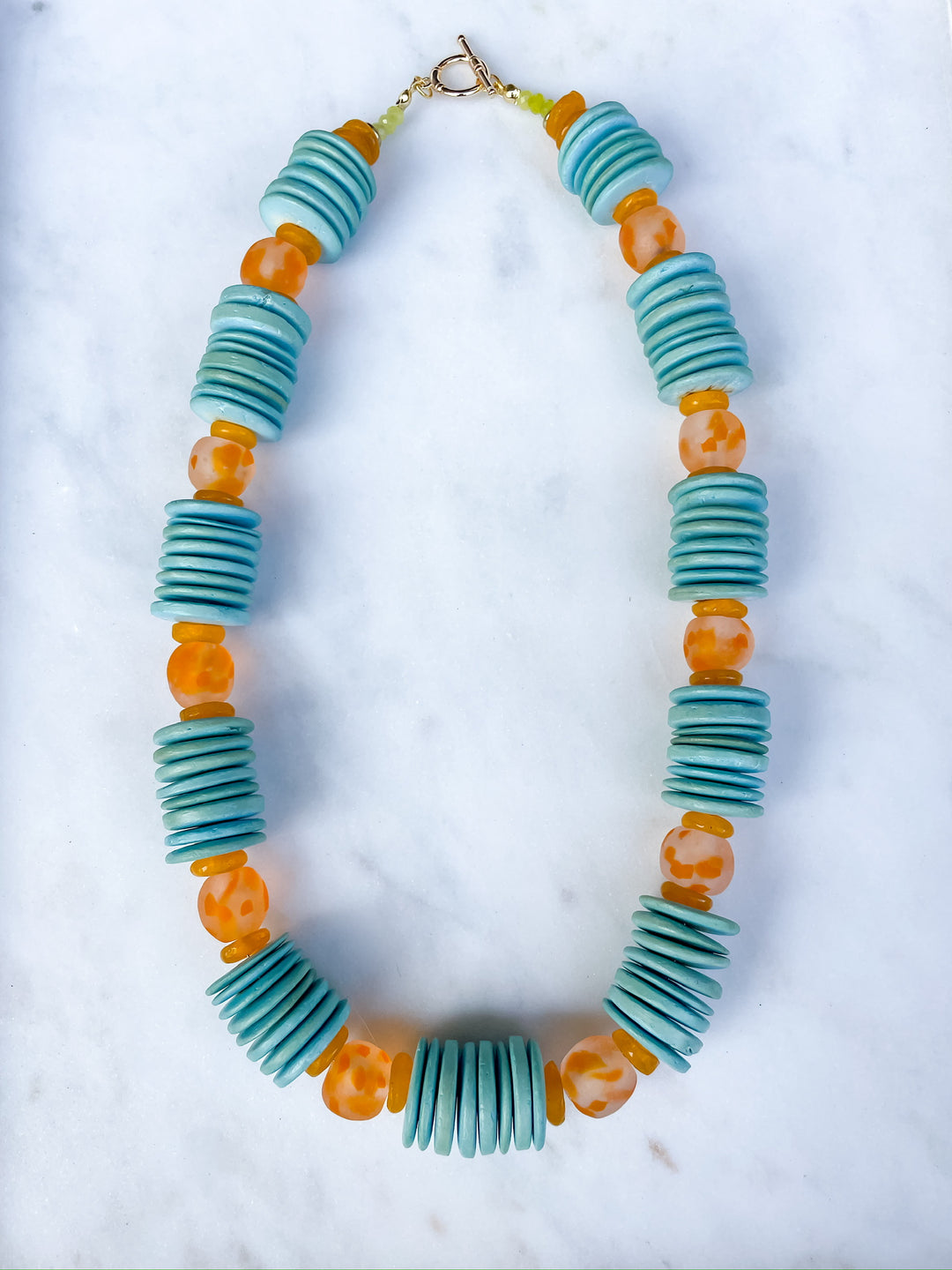 Lily Beaded Necklace