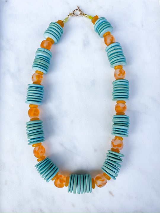 Lily Beaded Necklace