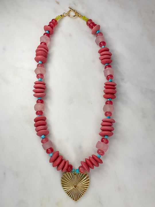 Carolyn Heart Necklace