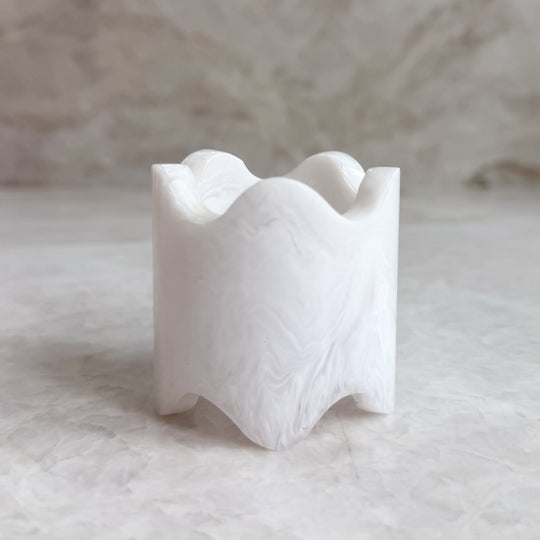 Monterrey Resin Napkin Rings - Frost (set of 2)