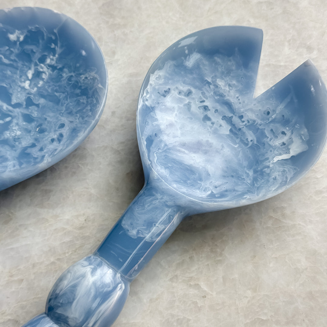 Paris Salad Spoons - Sky