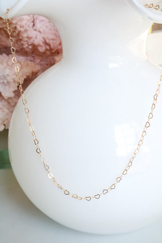 Carrie 14K Gold Filled Heart Necklace