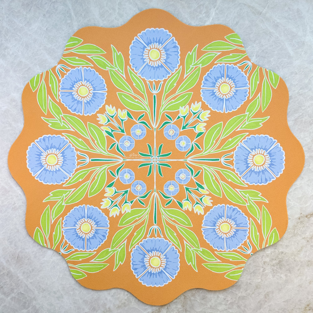 Wipeable Reversible Placemat - Bloom & Buzz
