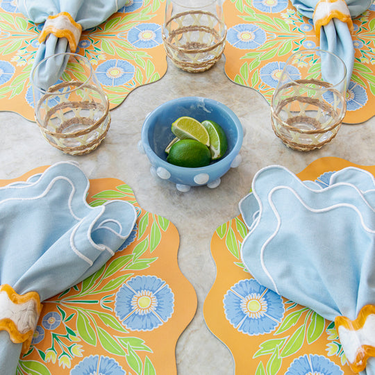 Wipeable Reversible Placemat - Bloom & Buzz
