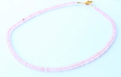 Luna Beaded Necklace - Light Pink