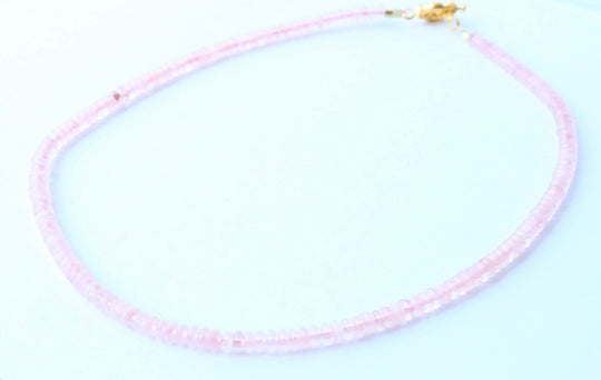 Luna Beaded Necklace - Light Pink