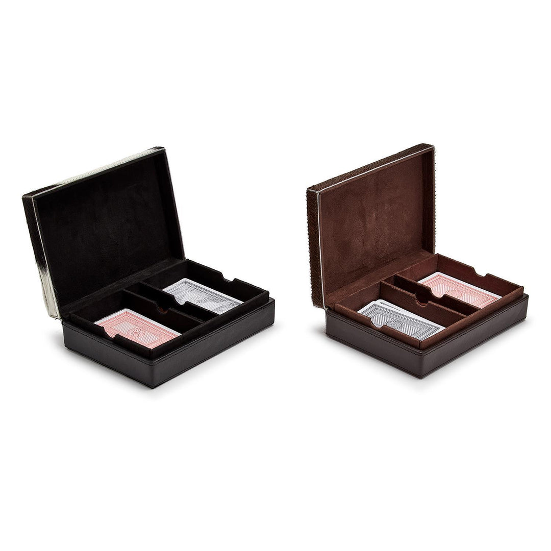 Genuine Cowhide Playing Card Set