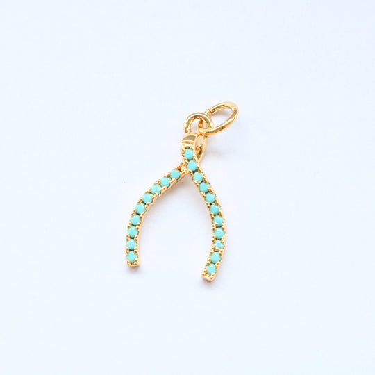 Wishbone Charm