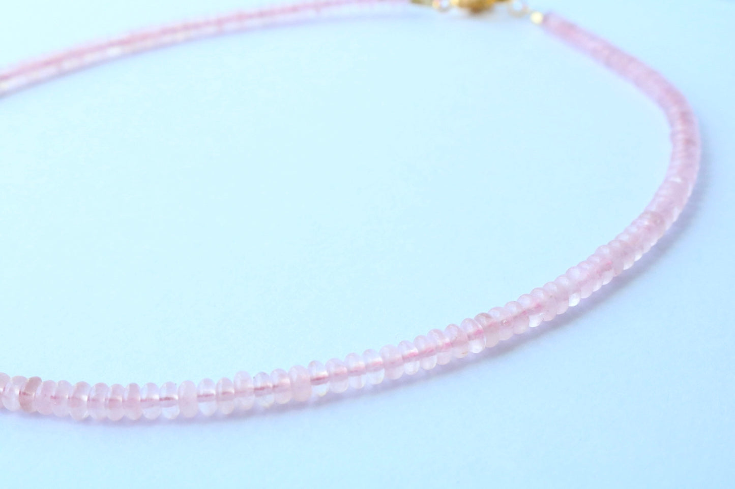 Luna Beaded Necklace - Light Pink