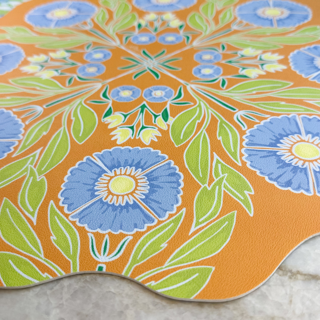 Wipeable Reversible Placemat - Bloom & Buzz