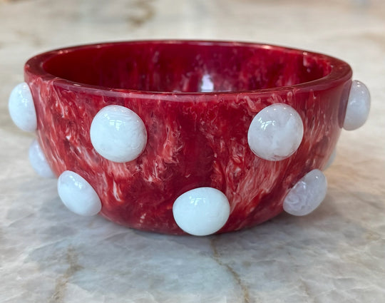 Paris Candy Bowl - Cranberry