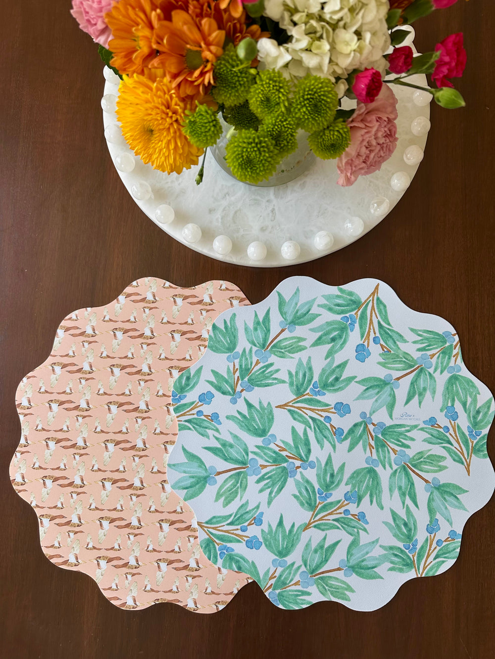 Wipeable Reversible Placemat - Flight & Forage