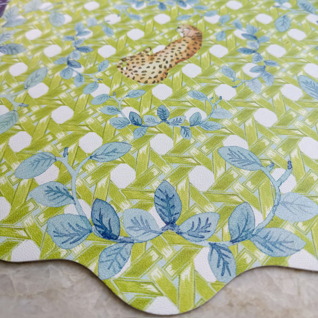 Wipeable Reversible Placemat - Jungle Lux