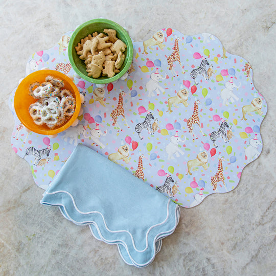 Wipeable Reversible Placemat - Candles & Confetti