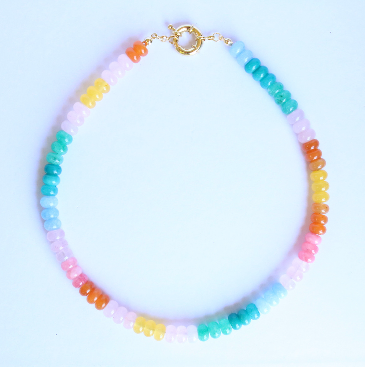 Remi Rainbow Beaded Necklace