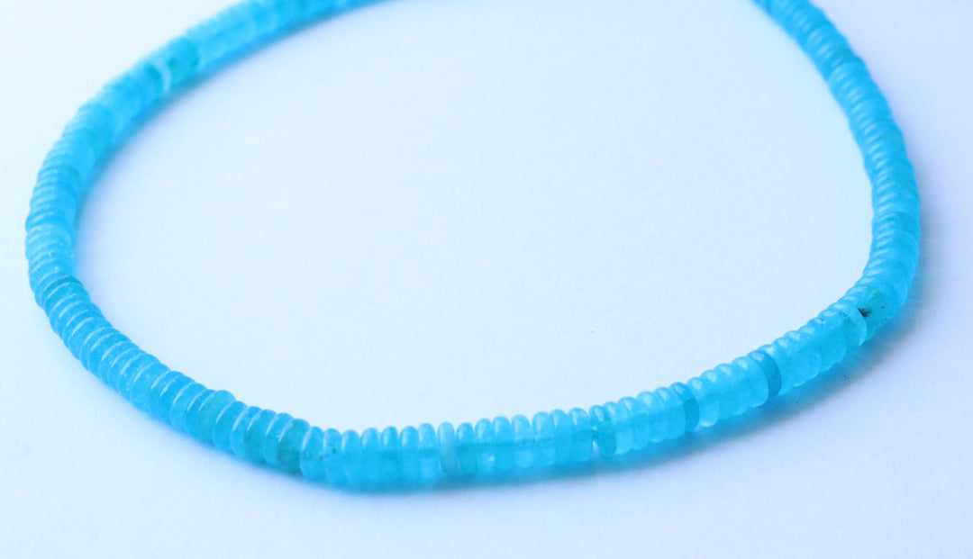 Penelope Beaded Necklace - Blue