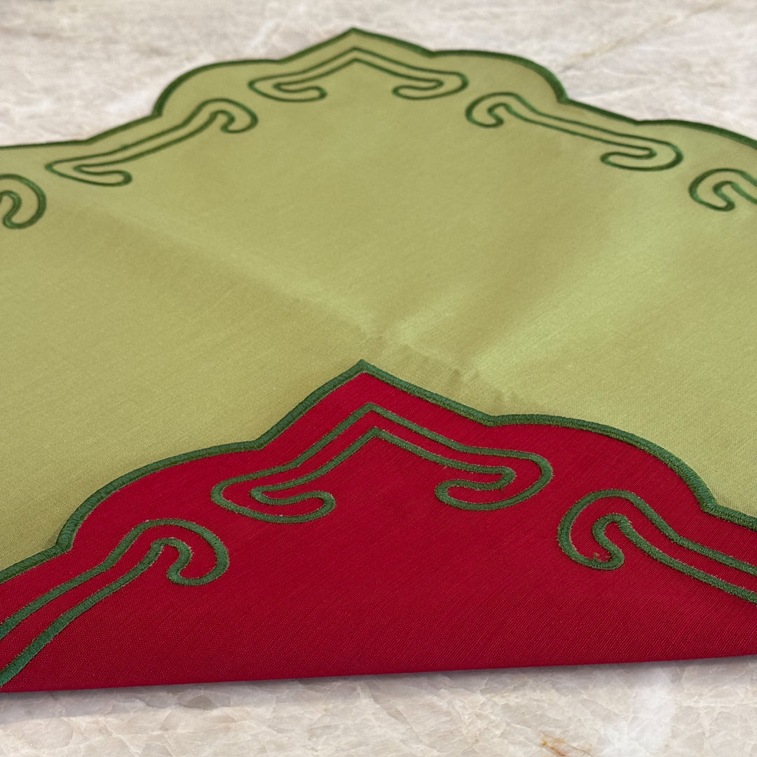 20” Reversible Napkins - Poppy + Pine (set of 2)
