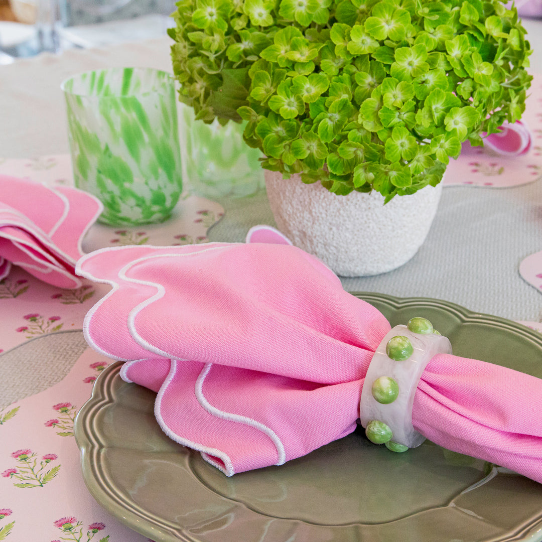 21” Napkins - Rosé pink (set of 2)