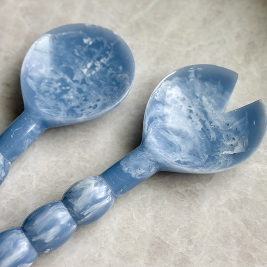 Paris Salad Spoons - Sky
