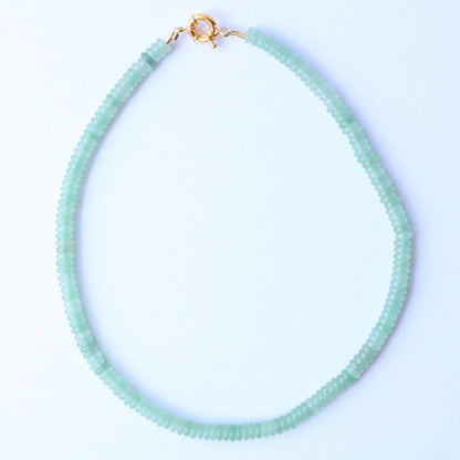 Penelope Beaded Necklace - Sage Green