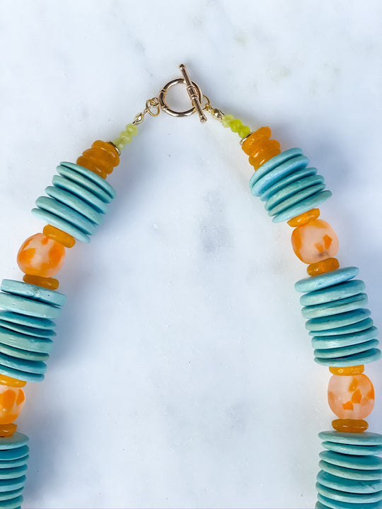 Lily Beaded Necklace