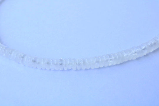 Penelope Beaded Necklace - Clear Moonstone