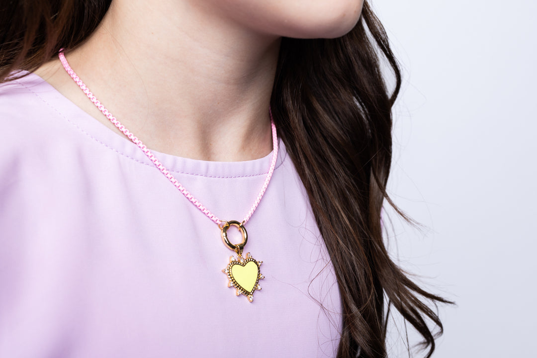 Sadie Necklace - Pink