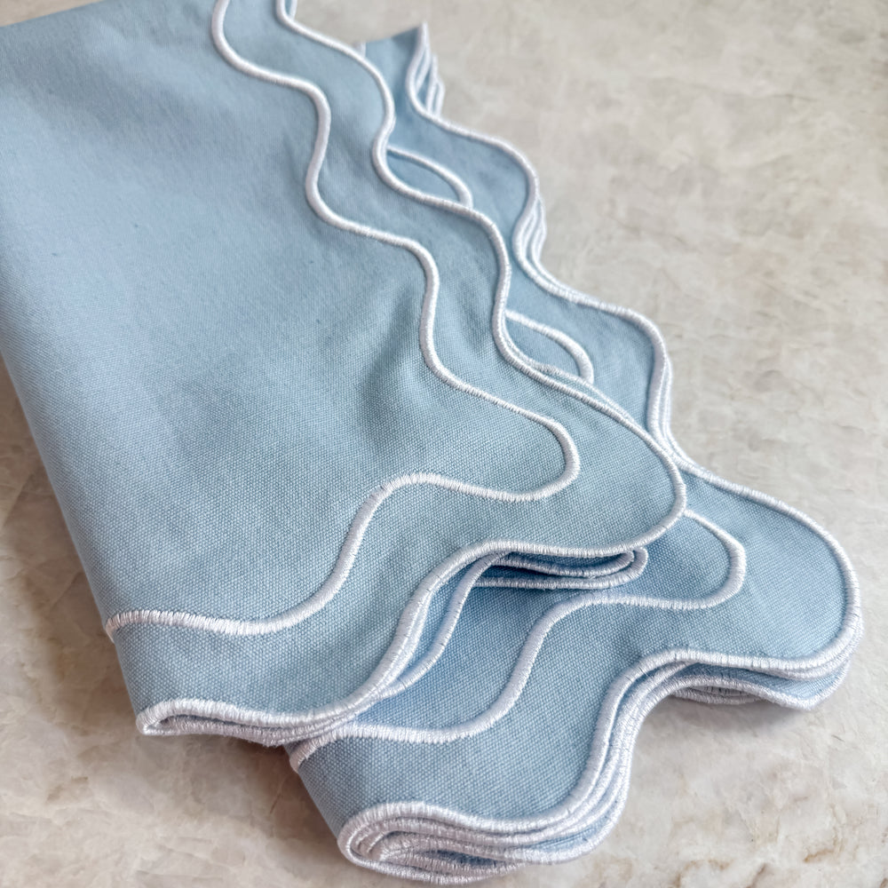 21” Napkins - Sky Blue (set of 2)