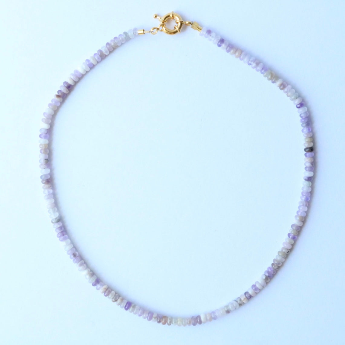 Luna Beaded Necklace - Lavender