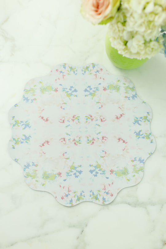 Wipeable Reversible Placemat - Confetti Pumpkin + Margot