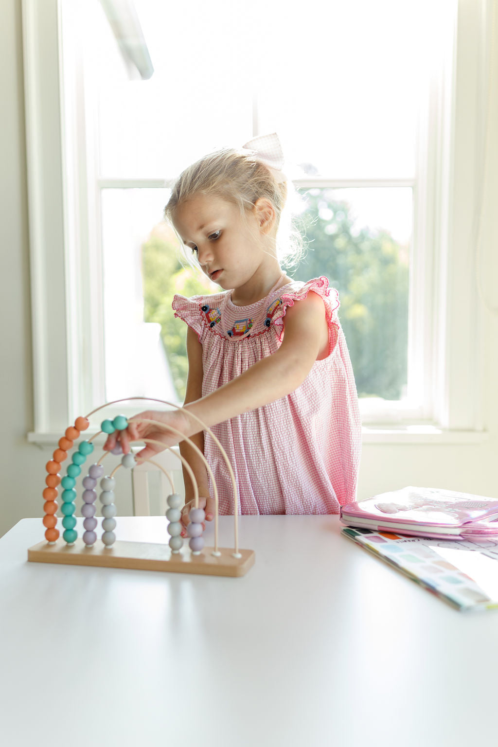 Counting Rainbows Hand-Crafted Wooden Abacus