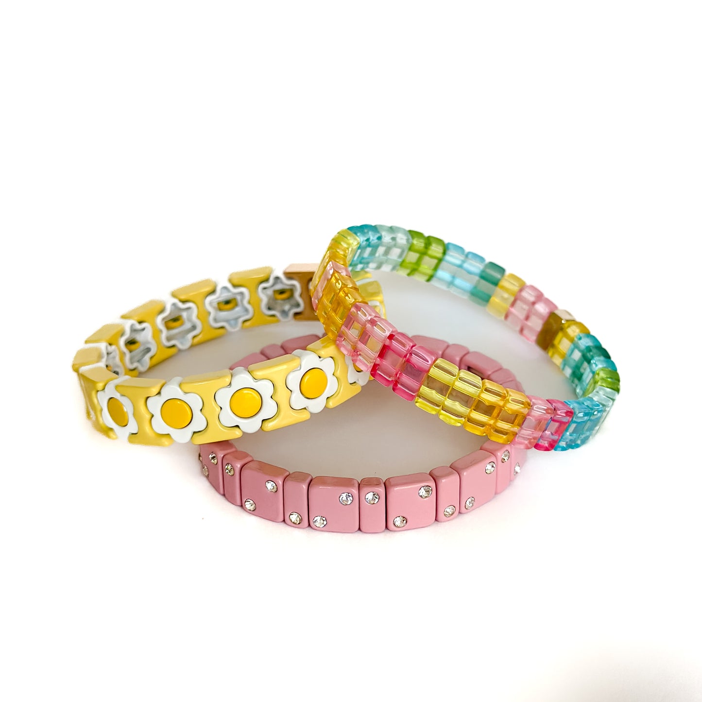 Charlotte Little Ladies Bracelet Stack - Rainbow Road