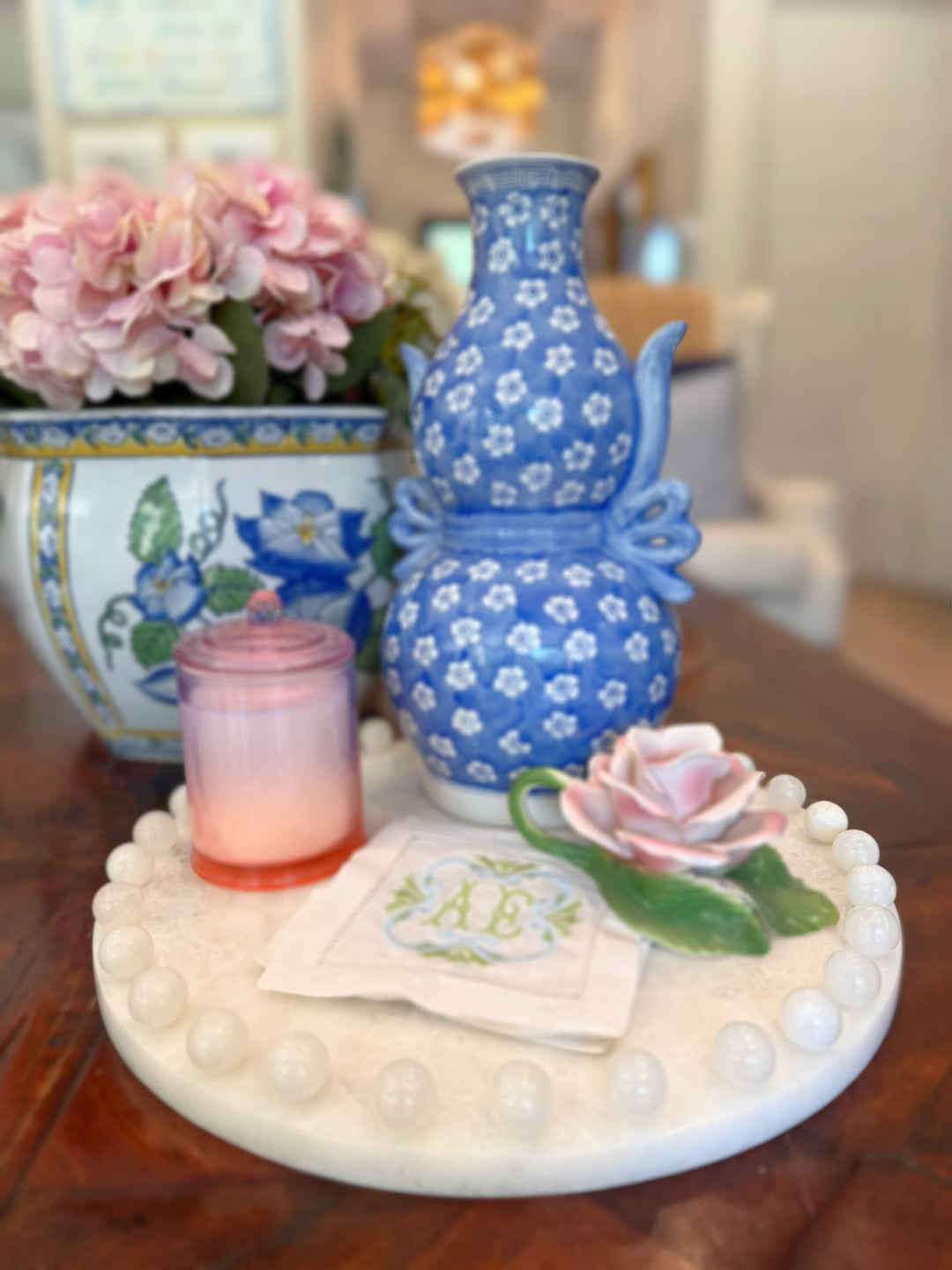 Paris Resin Tray - White