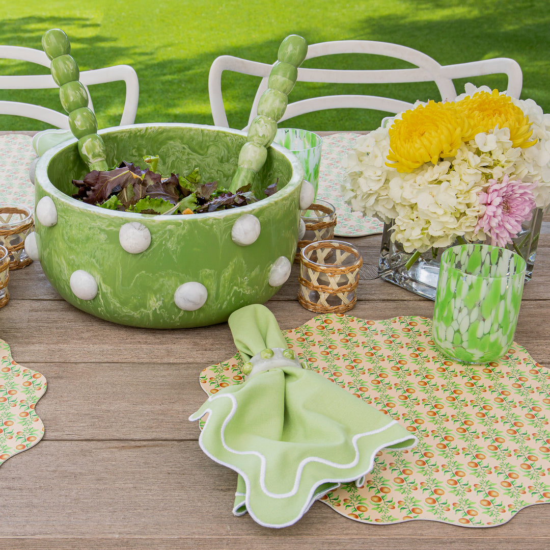 Paris Salad Spoons - Lime