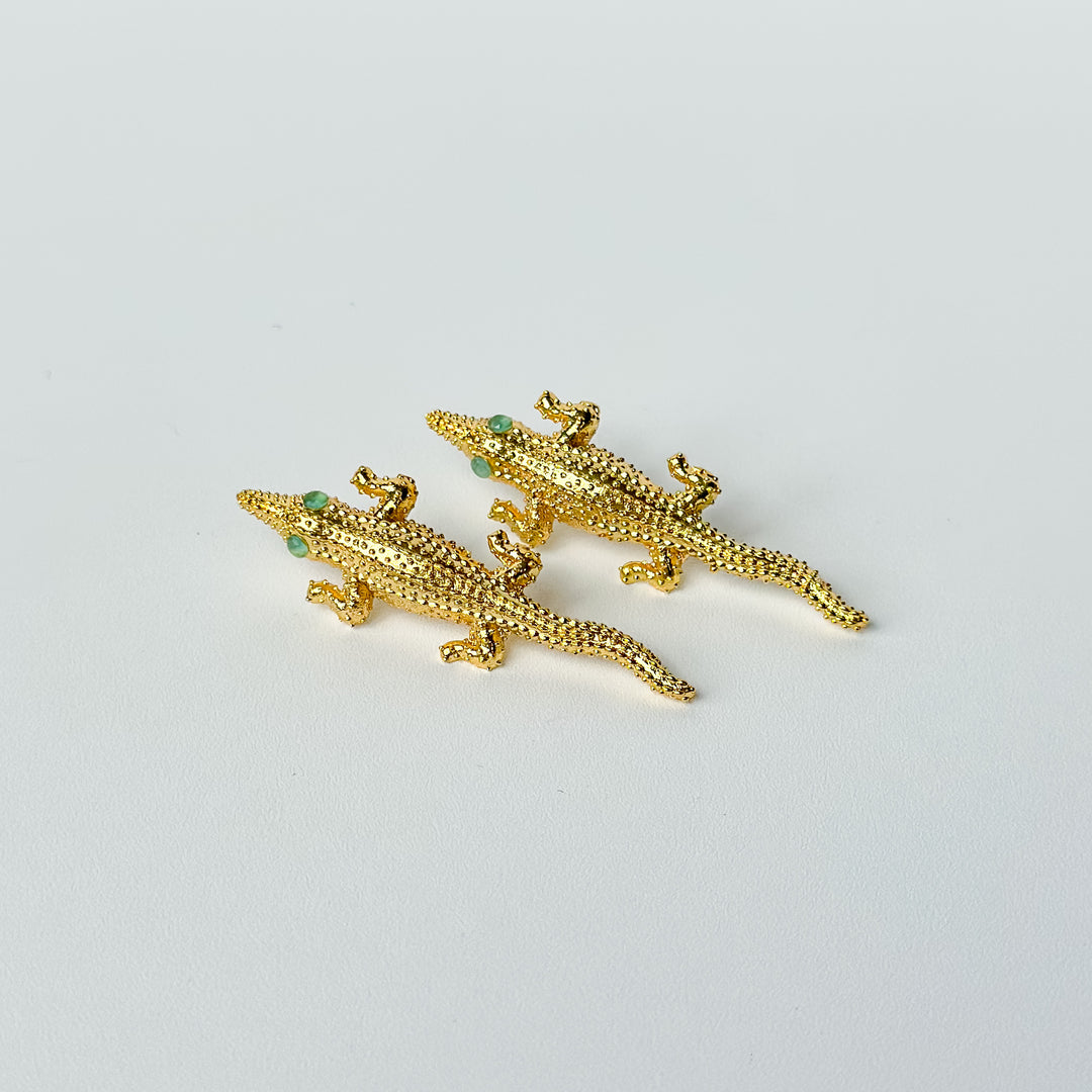 Courtney Alligator Statement Earring