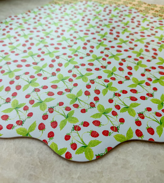 Wipeable Reversible Placemat - Berry Peachy