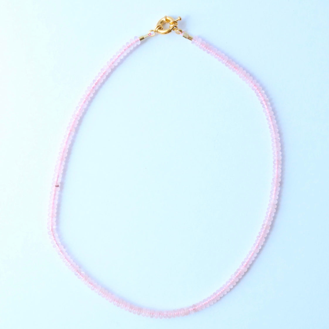 Luna Beaded Necklace - Light Pink