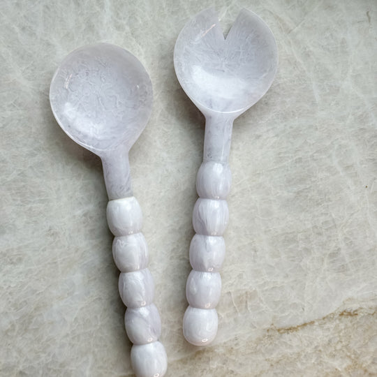 Paris Salad Spoons - Frost