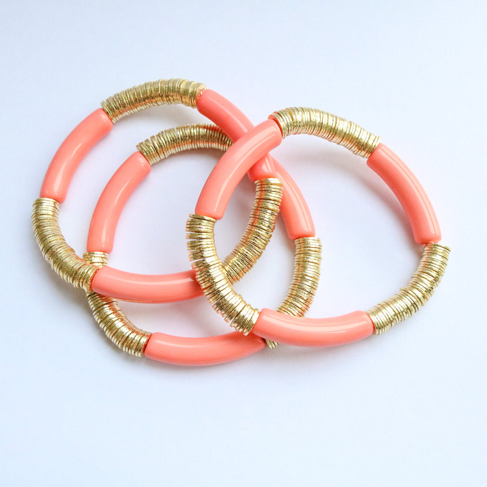 Becky Bracelet - Coral