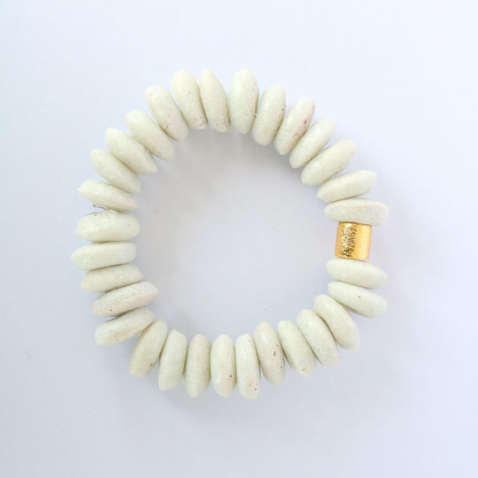 Julia Ashanti Bracelet - White