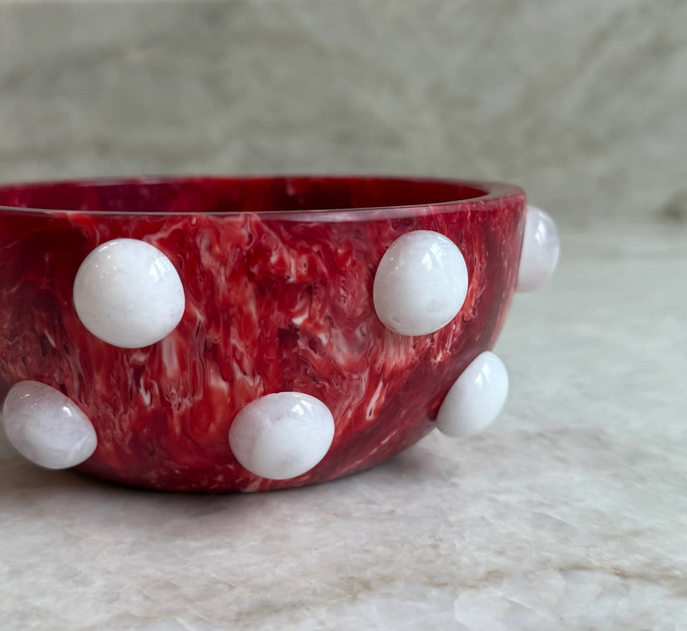 Paris Candy Bowl - Cranberry