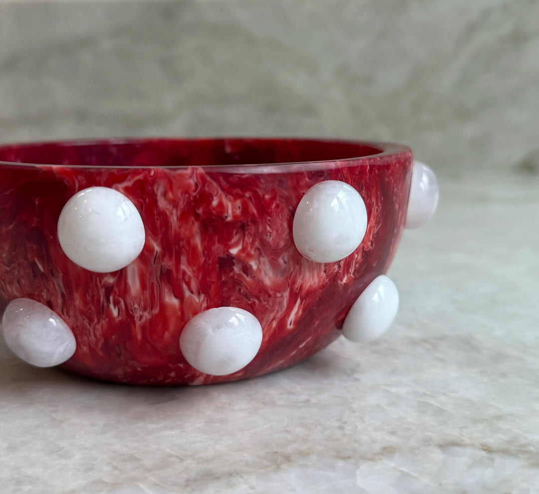 Paris Candy Bowl - Cranberry