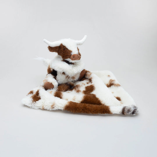 Texas Longhorn Highland Cow Soft Toy Soother Comforter