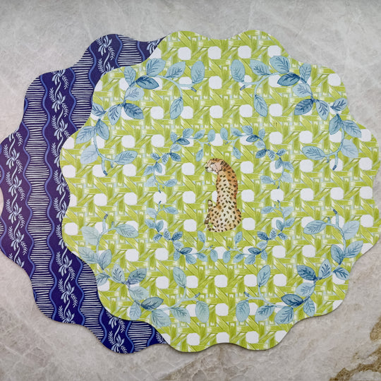 Wipeable Reversible Placemat - Jungle Lux