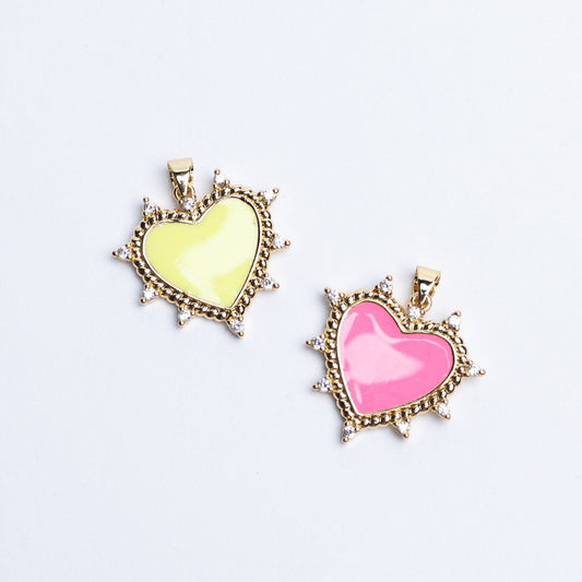 Rosalie Heart Charm