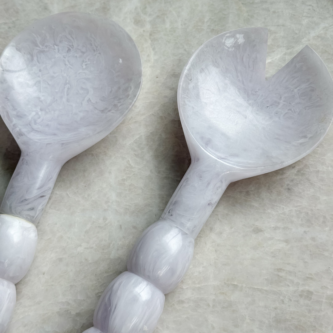 Paris Salad Spoons - Frost