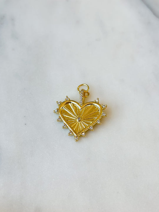 Coralie Heart Charm